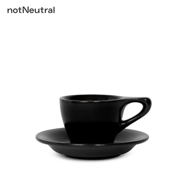 notNeutral nN LN Espresso Cup & Saucer 3oz Black 89208869