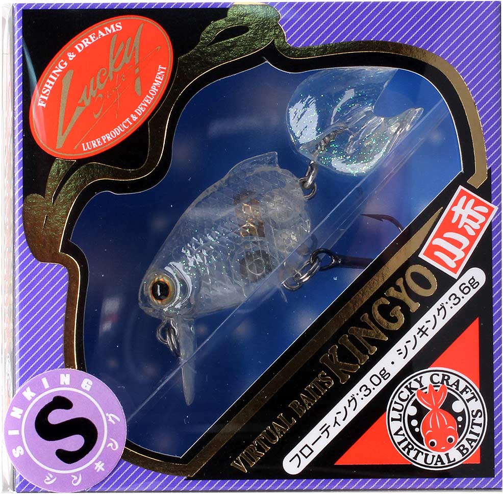 LUCKY CRAFT【ラッキークラフト】金魚全モデルお試しセット【4個セット】 (小赤40F...