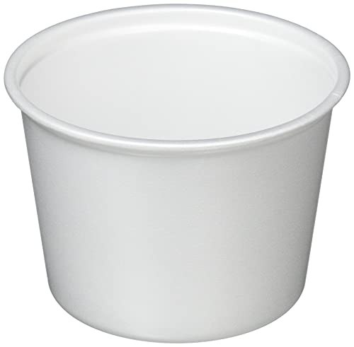 中央化学 使い捨て 容器 テイクアウト ランチ 弁当 日本製 CFカップ 本体 100枚入 直径9.3×6.6cm 95-270 ホワイト