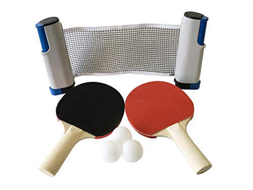 LITEC(ライテック) ファミリー卓球セット 自宅のテーブルで卓球 ラケット2本・ネット・ボール3球 108