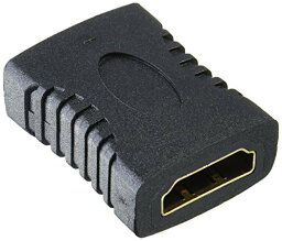 エレコム HDMI (メス) - HDMI (メス) 延長コネクタ 4K×2K対応 ブラック AD-HDAAS01BK