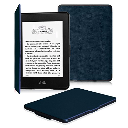 ・1 ネイビー Kindle Paperwhite Kindle Paperwhite・・Size:Kindle PaperwhiteColor:1 ネイビー・対応機種: Amazon Kindle Paperwhite (第5世代、第6世代、第7世代、Kindle Paperwhiteマンガモデル) 専用ケース【2018年に公開した第10世代 Kindle Paperwhite に適応できない】・大切なタブレットをキズや衝撃から強力保護できます。超軽量、超薄型のため、持ち運びがとても楽です。・カバー外側は高級PU合成レザー、内側はマイクロファイバーを採用しており、画面を保護しきれいに保つと同時に、高級感とファッション性を感じさせられます。・磁性閉め機能が付いており、前面をストラップで止めてなくても端末をしっかり保護できます。・いろいろな種類から選べる裏表の鮮やかなカラーで、あなたのKindle Paperwhiteをスタイリッシュに彩ります。