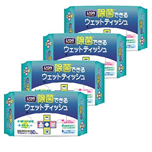 ・マルチカラー 1)80枚入り x 4 ・・Size:1)80枚入り x 4・本体サイズ (幅X奥行X高さ) :16×5.5×11cm・本体重量:0.315kg・原産国:日本説明 商品紹介 お散歩後のペットの手足やトイレ後のおしりまわり等の汚れ・バイ菌に。取り出してすぐふけるふんわりソフトな厚手のウェットティッシュ。植物生まれの除菌・消臭成分配合。ペットがなめても安心。肌にやさしい低刺激タイプです。肌と被毛に適度なうるおいを与える保湿成分配合(19x14cm) 原材料・成分 レーヨン系不織布、水、保湿剤、防腐材、pH調整剤、マリンコラーゲン