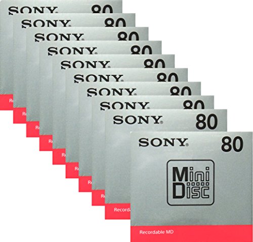 SONY 録音用ミニディスク MD 80分 10枚セット MDW80T