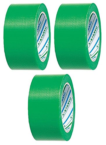 ダイヤテックス パイオランクロス 養生用テープ 緑 50mm×25m Y-09-GR [マスキングテープ] (3巻入り)