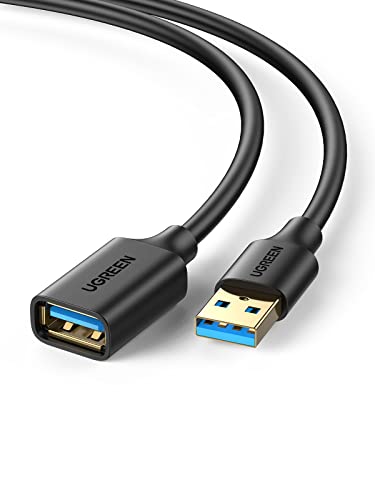 USB 延長 2M 2本セット UGREEN USB3.0 延長ケーブル 金メッキ 高速データ転送 高耐久性 USBケーブル 延長コード aオス