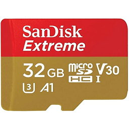 サンディスク ( SANDISK ) 32GB microSDHC Extreme R=100MB/s W=60MB/s SDアダプタ付き ［海