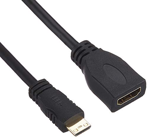 (1) HDMI変換 単品・ブラック mini HDMI - HDMI TB-HDAC2BK・・Size:mini HDMI - HDMIStyle:(1) HDMI変換 単品・HDMI端子(タイプA)をHDMI-Mini端子(タイプC)に変換するHDMI変換ケーブルです。・HDMI-Mini端子(タイプC)を持つタブレットパソコンなどをテレビに接続することができます。・サビなどに強く信号劣化を抑える金メッキプラグを採用しています・外部ノイズの干渉から信号を保護する3重シールドケーブルを採用しています。・ケーブルの長さは10cmです。(br)説明 【 仕様 】 ■ 対応機種:HDMI(タイプA)メス:HDMI(タイプA)ケーブル/HDMI Mini(タイプC)オス:HDMI Mmini端子搭載のスマートフォン・タブレット等 ■ コネクタ形状:HDMI(タイプA)メス-HDMI Mini(タイプC)オス ■ カラー:ブラック ■ ケーブル長:約10cm ※コネクタ部含まず ■ その他:ケーブル径:約4.5mm 【 説明 】 ■ HDMI端子(タイプA)をHDMI-Mini端子(タイプC)に変換するHDMI変換ケーブルです。 ■ HDMI-Mini端子(タイプC)を持つタブレットパソコンなどをテレビに接続することができます。 ■ サビなどに強く信号劣化を抑える金メッキプラグを採用しています ■ 外部ノイズの干渉から信号を保護する3重シールドケーブルを採用しています。 ■ ケーブルの長さは10cmです。 ■ EUの「RoHS指令(電気・電子機器に対する特定有害物質の使用制限)」に準拠(10物質)しています。 ■ 当製品はIC非搭載のパッシブタイプです。※双方向の接続で使用可能です。 【商品に関するお問い合わせ】 エレコム総合インフォメーションセンター TEL. 0570-084-465 FAX. 0570-050-012 受付時間 / 10:00~19:00 年中無休