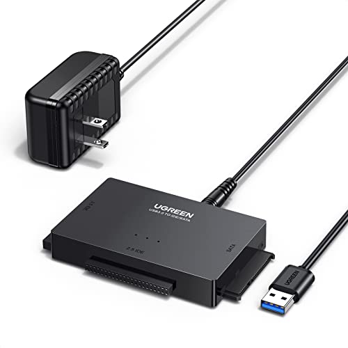 UGREEN SATA USB 変換ケーブル SATA IDE 2.5/3.5インチ SATA USB 変換アダプター USB3.2 Gen 1
