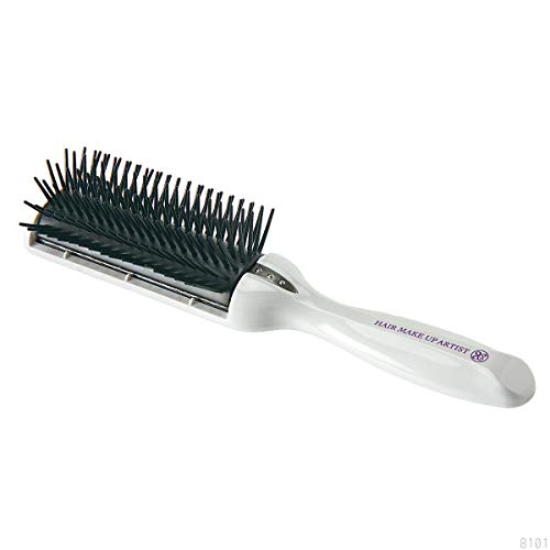 PROIDEA 美容師さんの艶髪ブラシ静電気除去タイプ 0070-2230 白 (約)5.0×4.0×22.0cm