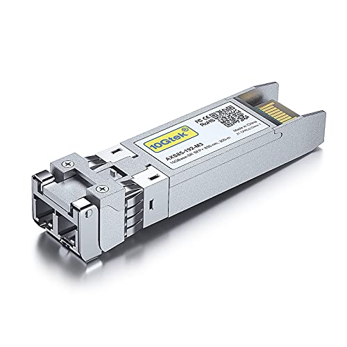 10Gtek 10GBase-SR SFP+モジュール 10G 850nm MMF 最大300m 光トランシーバ Cisco SFP-10G-S