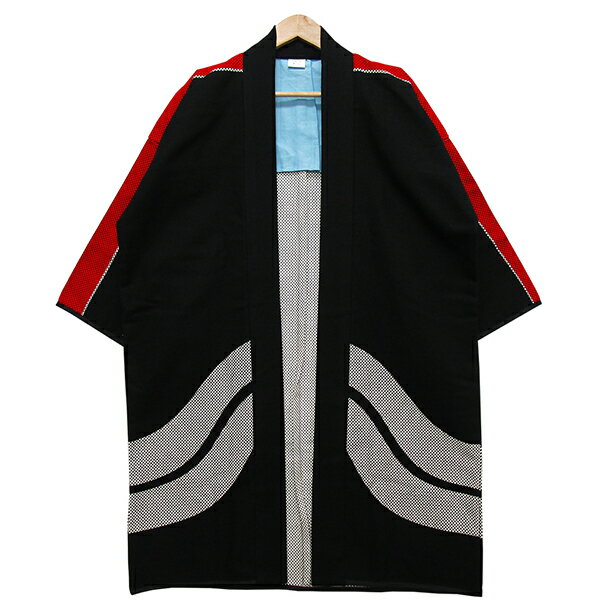 【Happi.Tokyo｜はっぴどっと東京】祭（まつり）コレクション纏（まとい）#01黒 ブラック Black法被 はっぴ ハッピ 半被 半纏 はんてん日本 お祭り 太鼓 フェス イベントフリーサイズ様々なシーンでご利用いただける伝統的なデザイン法被