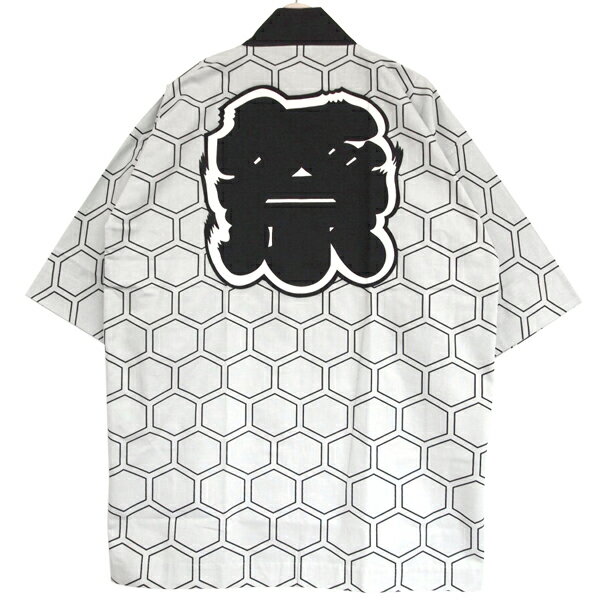 【Happi.Tokyo|はっぴどっと東京】祭(まつり)コレクション祭(まつり)#04白 ホワイト White法被 はっぴ ハッピ 半被 半纏 はんてん日本 お祭り 太鼓 フェス イベントフリーサイズ様々なシーンでご利用いただける伝統的なデザイン法被