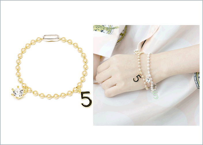 Cubic Zirconia - レディースジュエリーアクセサリー キュービックブレスレット ジルコニア 腕輪 チェーンブレスレットNO5ゴールド