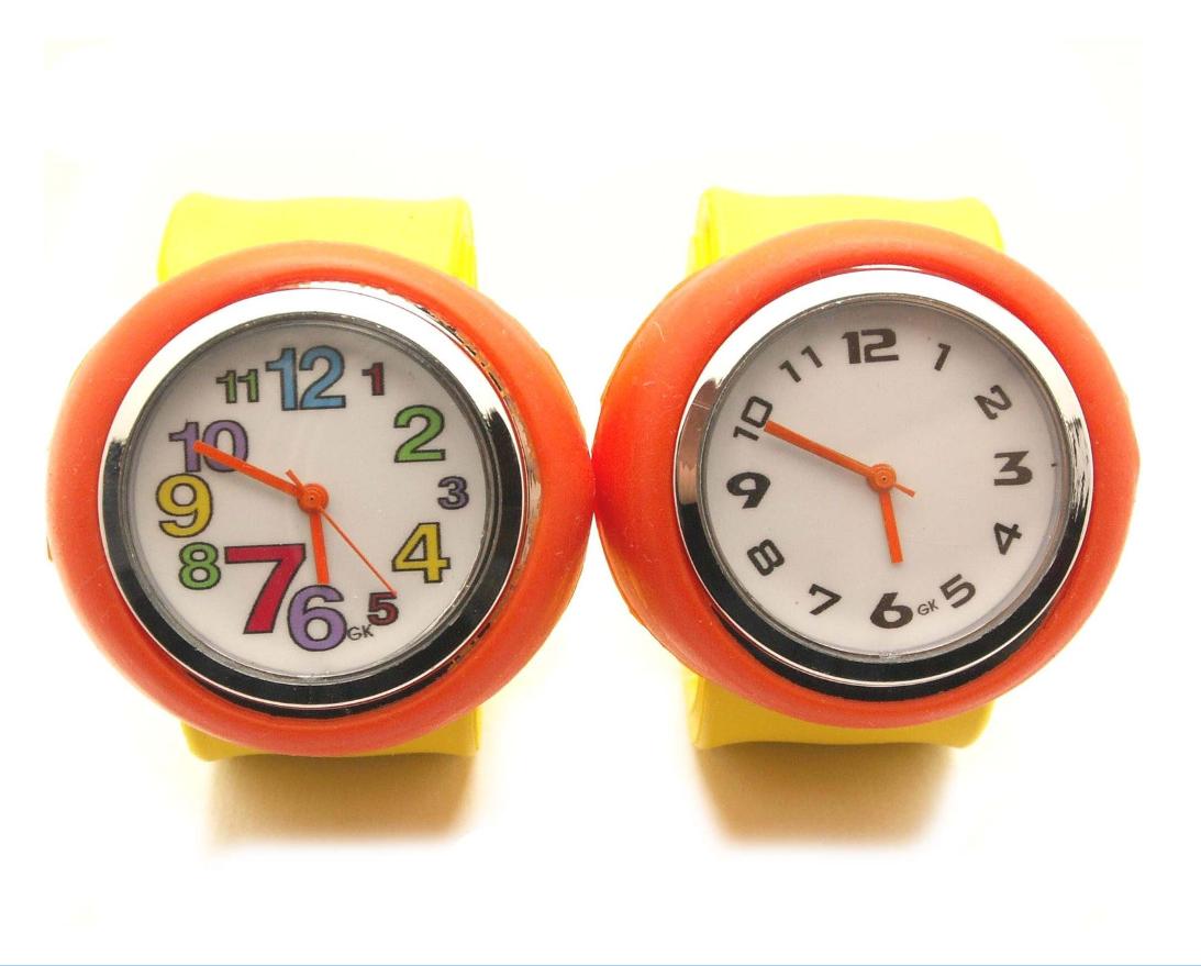 メンズ時計/レディース時計/子供時計/オモチャ/ファション時計/カラフル時計/巻きつく時計/シリコーン時計/ゼリー時計/腕時計/(丸)オレンジイエロー