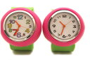 メンズ時計/レディース時計/子供時計/オモチャ/ファション時計/カラフル時計/巻きつく時計/シリコーン時計/ゼリー時計/腕時計/（丸）ピンクグリーン!　10P03Dec16