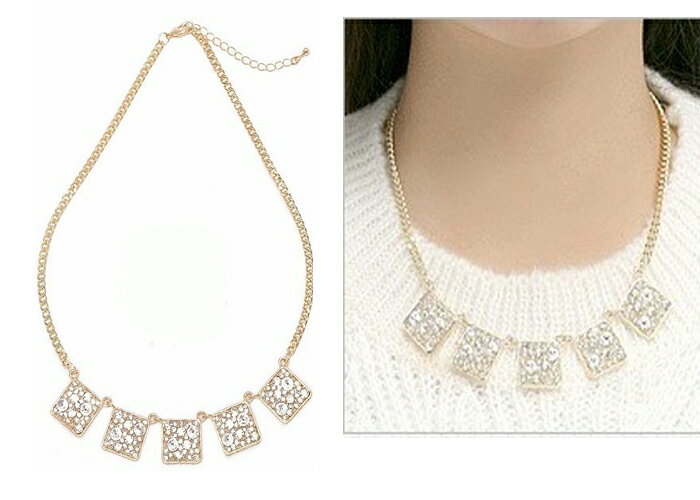 Pearl White - ネックレス レディース ペンダント ジュエリーアクセサリー メタルチェーンネックレスゴールド、ブルー
