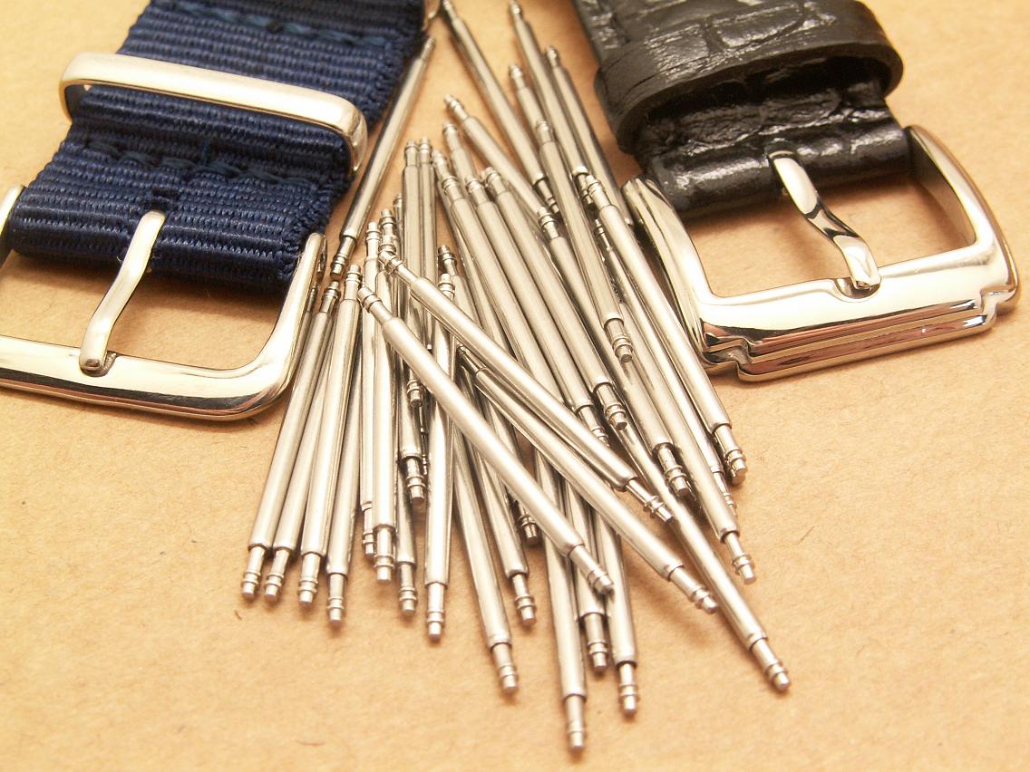 ピン 腕時計バンド 交換用バネ棒2本セット NATO時計/NATOベルト ピン 腕時計バンド 交換用バネ棒2本セット NATO時計/NATOベルト