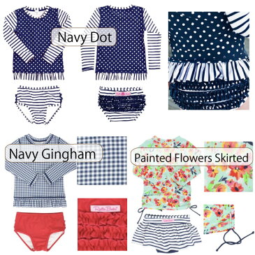 RUFFLE BUTTSラッフルバッツラッシュガード水着 長袖上下セット日焼防止 紫外線防止 UPF50+ベビー水着 キッズ水着 子供水着 女の子水着 セパレート スイミング インポート幼稚園 子供 女児 小学生 ジュニア