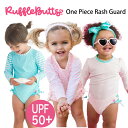 RuffleButts(ラッフルバッツ) ワンピースラッシュガード水着 長袖スイム ロンパーススイムベビー水着 キッズ水着 子供水着 女の子水着紫外線防止 UPF50+ スイミング インポート オシャレ 可愛い幼稚園 子供 女児