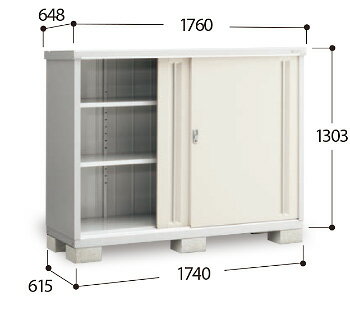 【イナバ物置】シンプリーMJX-176CP（長もの収納タイプ）(4)