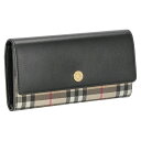 バーバリー 長財布 レディース 【期間限定セール】バーバリー BURBERRY 長財布 ユニセックス 8049255 BLACK