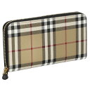 バーバリー BURBERRY 長財布 8058016 アーカイブベージュ/ブラック