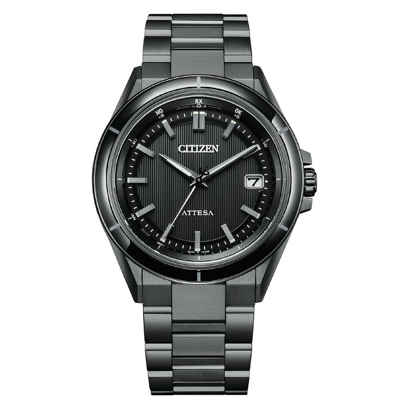 シチズン CITIZEN 腕時計 メンズ アテッサ ATTESA チタン CB3035-72E エコドライブ Eco-Drive 電波時計 ブラック