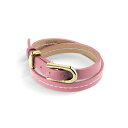 フルラ レザーブレスレット レディース 【期間限定セール】フルラ FURLA ブレスレット FURLA BUCKLE FJ0414BTU PINK/YELLOW GOLD