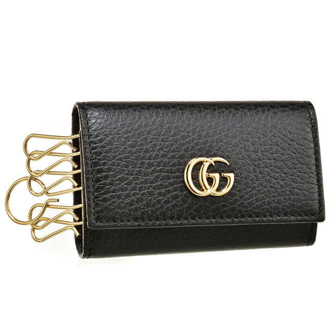 楽天ブランドショップハピネスグッチ GUCCI キーケース PETITE MARMONT ブラック 456118-CAO0G