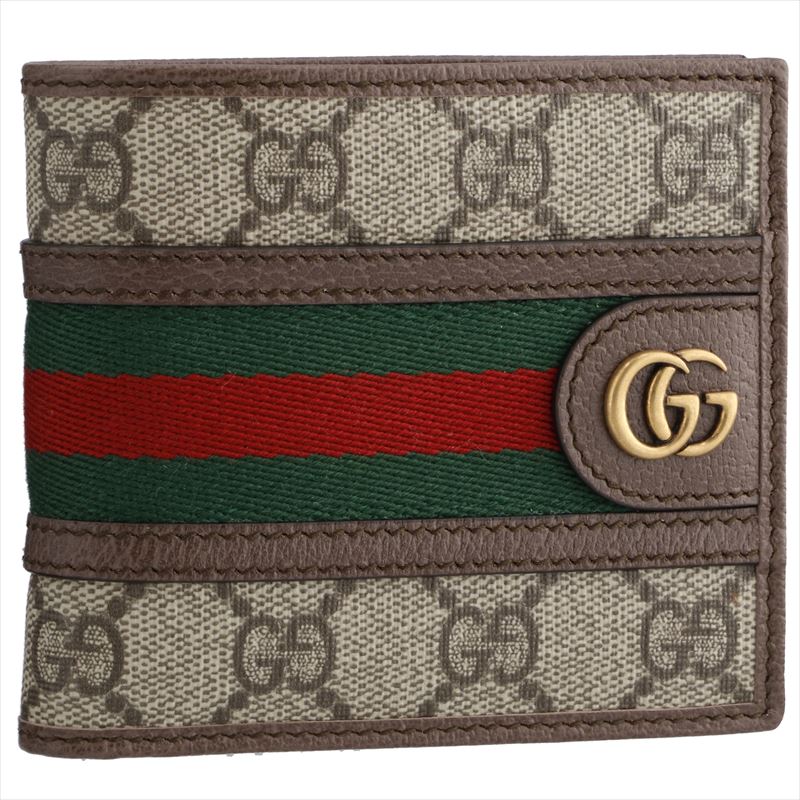 グッチ GUCCI 二つ折 財布 597609-96IWT 8745