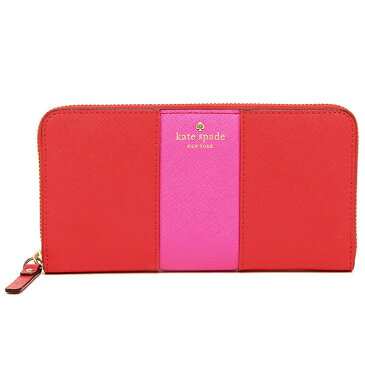 ケイトスペード kate spade ラウンドファスナー長財布 PWRU4530 cherry liqueur/vivid snapdragon