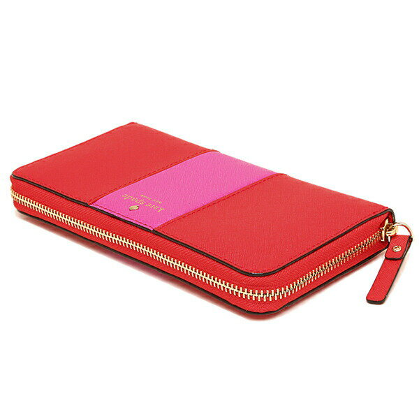 ケイトスペード kate spade ラウンドファスナー長財布 PWRU4530 cherry liqueur/vivid snapdragon