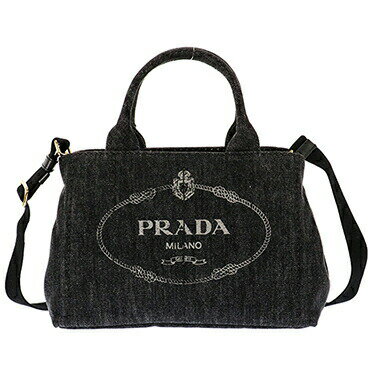 【期間限定セール】プラダ PRADA ハンドバッグ DENIM 1BG439 NERO