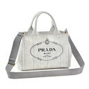 プラダ PRADA ハンドバッグ 2way DENIM 1BG439 BIANCO