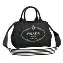 【期間限定セール】プラダ PRADA ハンドバッグ 2way CANAPA-ROO 1BG439 NERO/TALCO