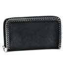 ステラ マッカートニー STELLA McCARTNEY 長財布 ZIP AROUND WALLET ブラック 434750