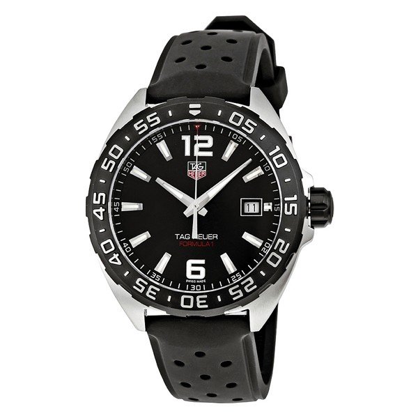 タグ・ホイヤー ビジネス腕時計 メンズ タグホイヤー Tag Heuer 腕時計 フォーミュラ1 メンズ ブラック WAZ1110.FT8023