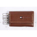 トミーヒルフィガー キーケース（レディース） トミー ヒルフィガー TOMMY HILFIGER キーケース 31TL-17X014 TAN