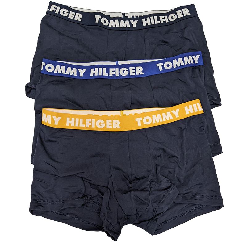 Tommy Hilfiger トミー ヒルフィガー TOMMY HILFIGER アンダーウェア メンズ Trunk 3pack(3枚組) 09T3798 962 Medieval Blue M