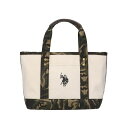 ユーエス ポロ アッスン U.S. POLO ASSN. ハンドバッグ CANVAS TOTE US1862 White/Camouflage