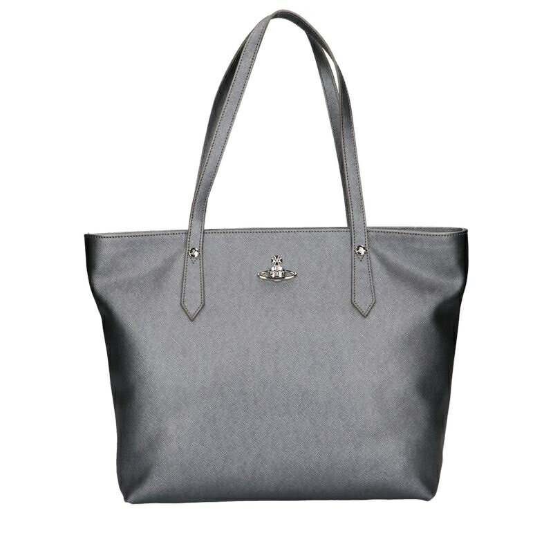 【期間限定セール】ヴィヴィアン ウエストウッド Vivienne Westwood トートバッグ 42050045-SAFFIANO ANTHRACITE