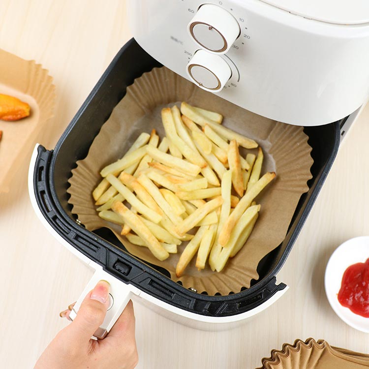 【200枚入り】エアフライヤー専用紙 四角 16cm/20cm クッキングシート 耐高温 耐油...