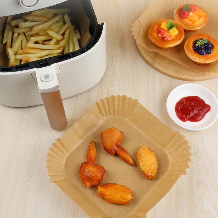 【200枚入り】エアフライヤー専用紙 四角 16cm/20cm クッキングシート 耐高温 耐油...