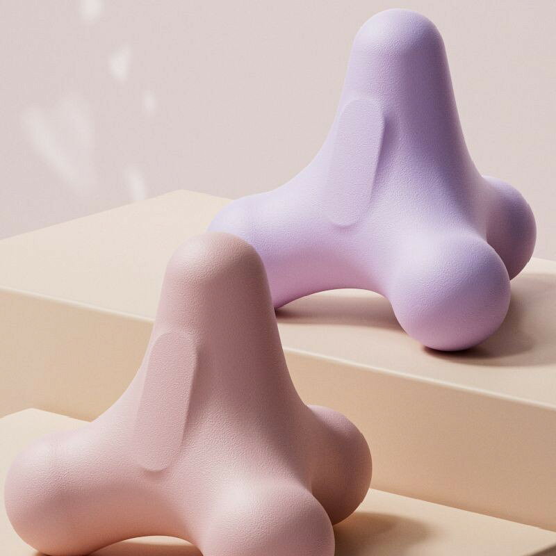 ハピネスストアのストレッチグッズ ツボ押し 筋膜リリース 突起 肩 背中 ふくらはぎ 足裏 フィットネス ヨガ エクササイズ トレーニング 健康グッズ｜アングル3