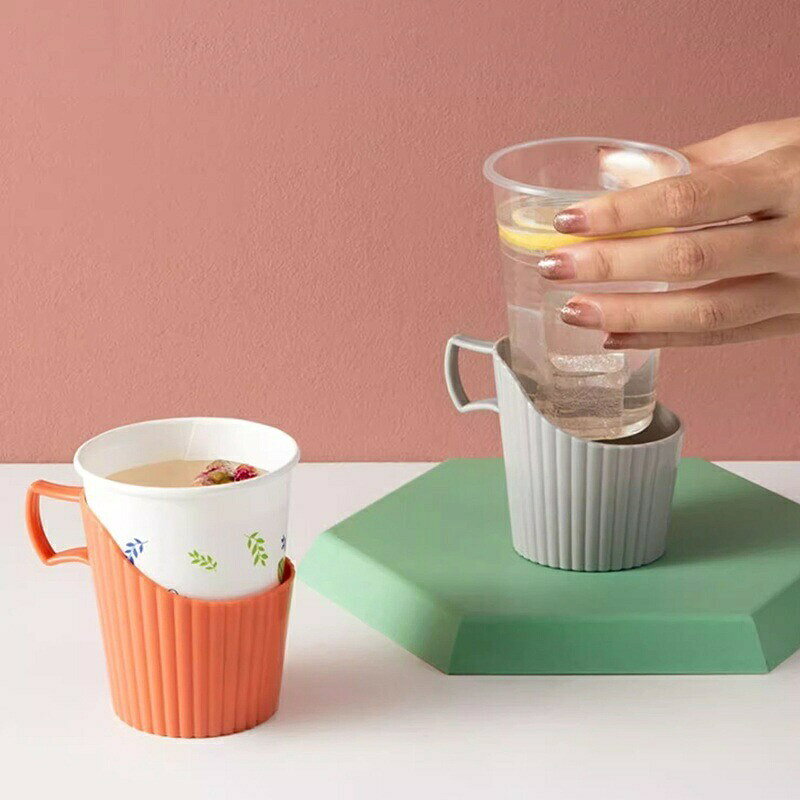 紙コップホルダー 6個セット カップスタンド カップホルダー キッチン用品 使い捨てカップ 収納 ホットドリンク 取り付け簡単 happinesstore-10020057 ハピネスストア サンプル画像3