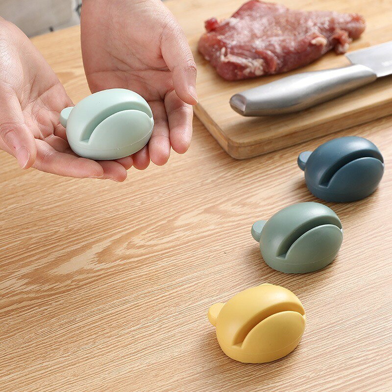 包丁研ぎ器 シャープナー 包丁磨き 包丁とぎ 研磨 小型 コンパクト 滑り止め付き キッチン雑貨 カエル 蛙 可愛い 刃物 ナイフ happinesstore-10020123 ハピネスストア サンプル画像3