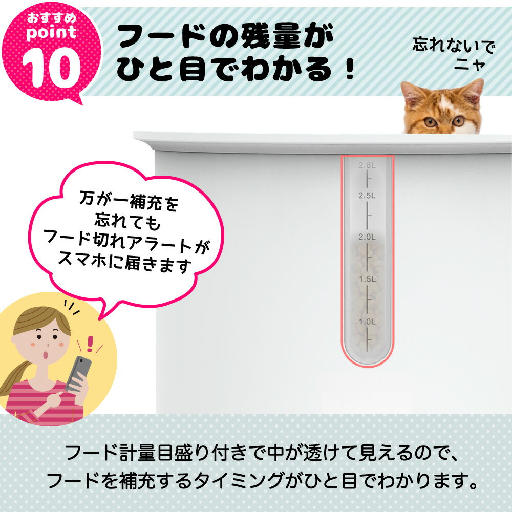 ボディスーツ送料無料 安心1年保証 猫 犬 ペット 自動 給餌器 自動給餌器 カメラ付き スマホ 遠隔操作 自動餌やり機 タイマー 猫用 小型犬用 自動給餌機 自動餌やり器 ねこ ネコ いぬ イヌ ペット お留守番対策 安全 ごはんでるでる君 Plus 正規品 半額送料無料 ペット用