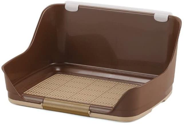 ボンビアルコン しつけるウォールトレー S レギュラー 犬 トイレトレー トイレ 超小型犬 小型犬 男の子 トイレトレーニング トイレ しつけ 躾 トイトレ ブラウン