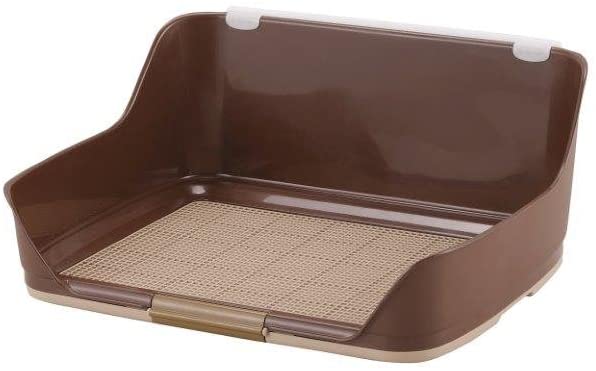 ボンビアルコン しつけるウォールトレー M レギュラー 犬 トイレトレー トイレ 小型犬 中型犬 男の子 トイレトレーニング トイレ しつけ 躾 トイトレ ブラウン